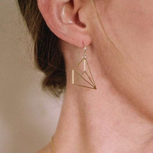 Pyramid Earrings