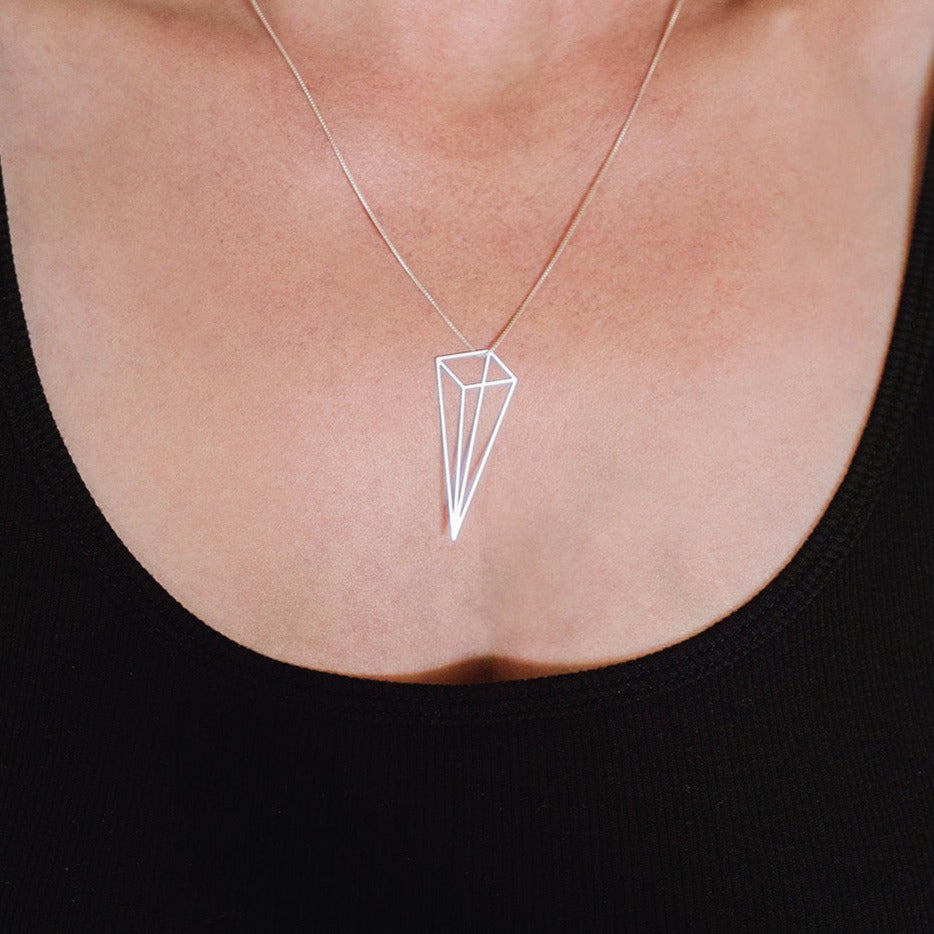 Tall Pyramid Pendant