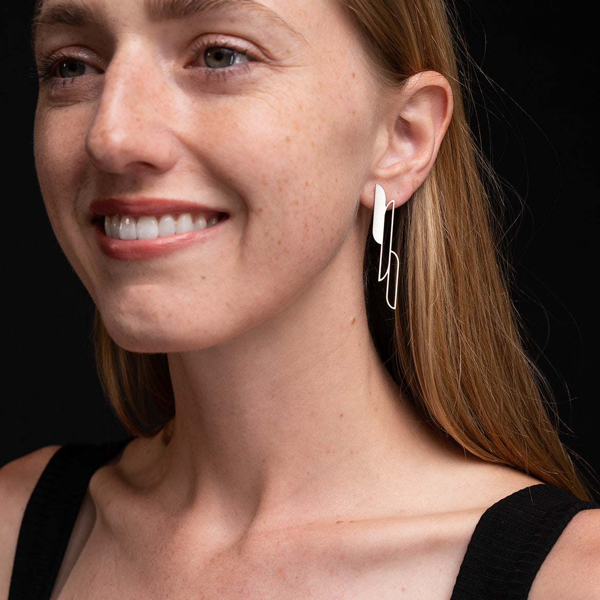 Ascend earrings - Stream