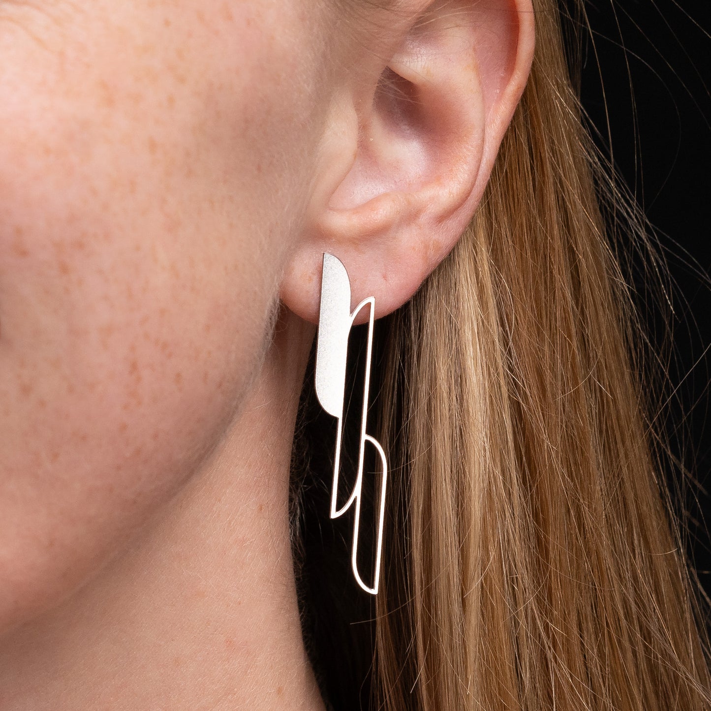 Ascend earrings - Stream